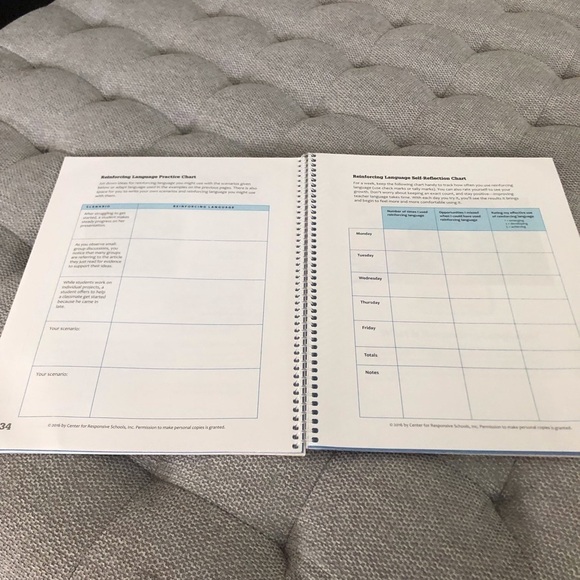 Responsive Classroom The Power of Our Words for Middle school spiral book - Picture 7 of 13